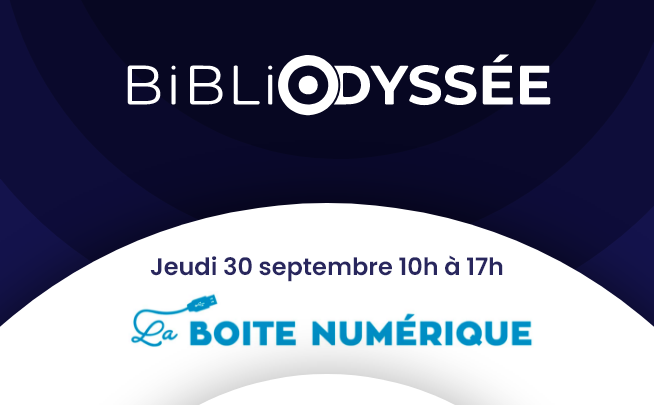 30 septembre – Journée professionnelle « La boîte numérique »