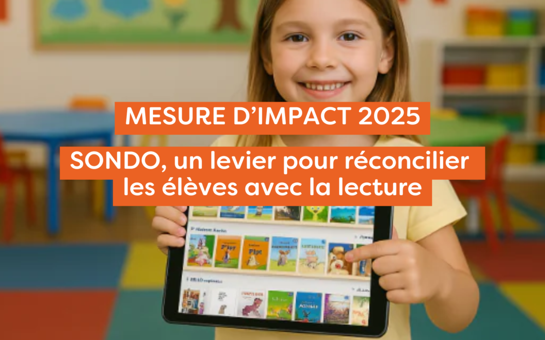 SONDO, un levier pour réconcilier les élèves avec la lecture