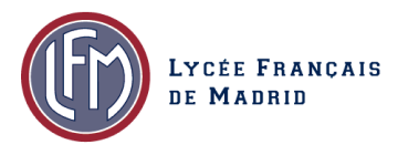 Logo lycée français de Madrid.