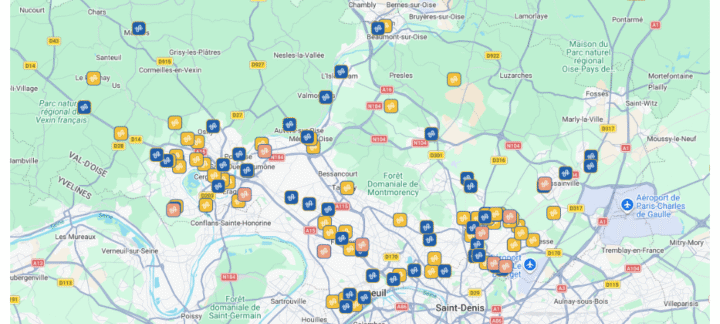 Carte abonnés Val d'Oise